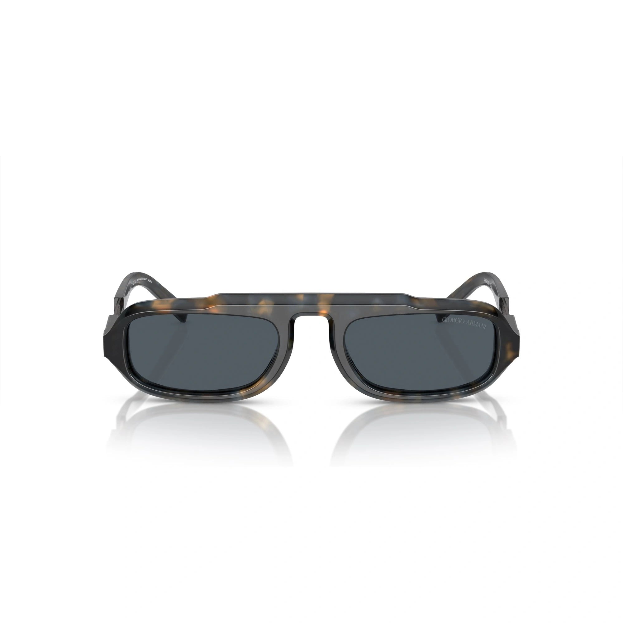 GIORGIO ARMANI AR 8203 - 604887 AVANA BLU | OCCHIALE DA SOLE UOMO | CALIBRO 51