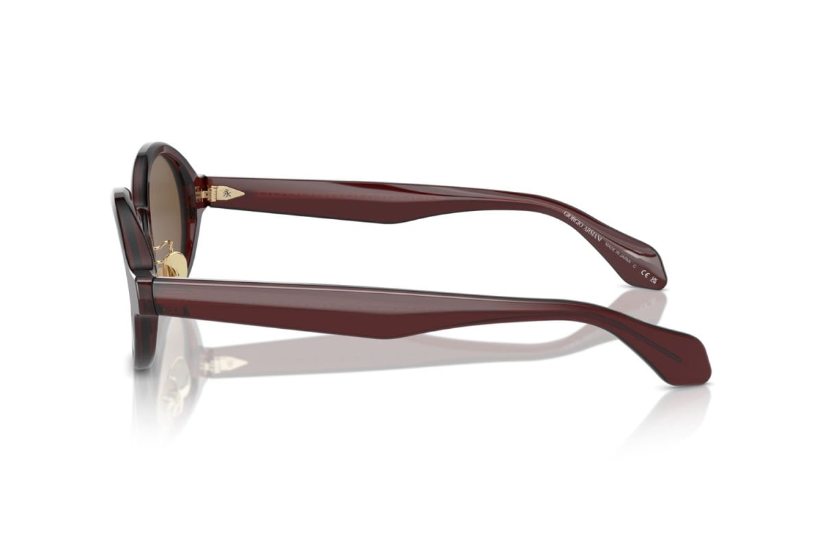 OCCHIALE DA SOLE UOMO | GIORGIO ARMANI AR 8205 - 606273 MARRONE TRASPARENTE - CALIBRO 46