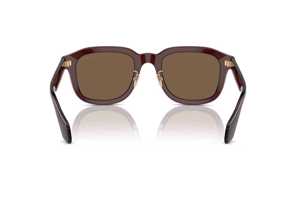 OCCHIALE DA SOLE UOMO | GIORGIO ARMANI AR 8206 - 606273 MARRONE TRASPARENTE - CALIBRO 51