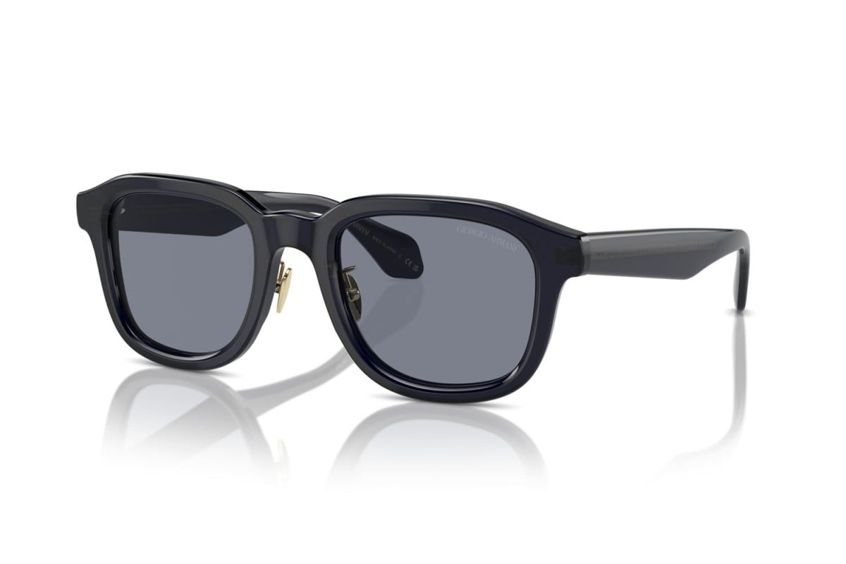 OCCHIALE DA SOLE UOMO | GIORGIO ARMANI AR 8206 - 606419 BLU TRASPARENTE - CALIBRO 51