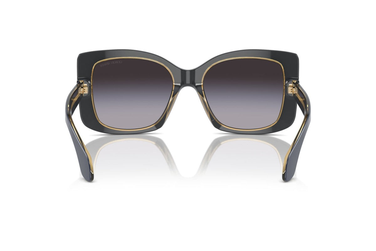 OCCHIALE DA SOLE DONNA | GIORGIO ARMANI AR 8208U - 60788G TOP BLU/GIALLO TRASPARENTE - CALIBRO 55