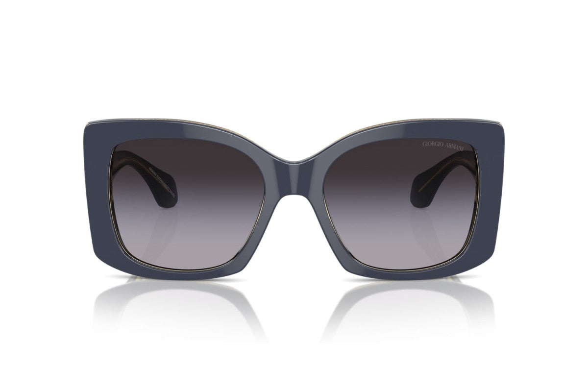 OCCHIALE DA SOLE DONNA | GIORGIO ARMANI AR 8208U - 60788G TOP BLU/GIALLO TRASPARENTE - CALIBRO 55