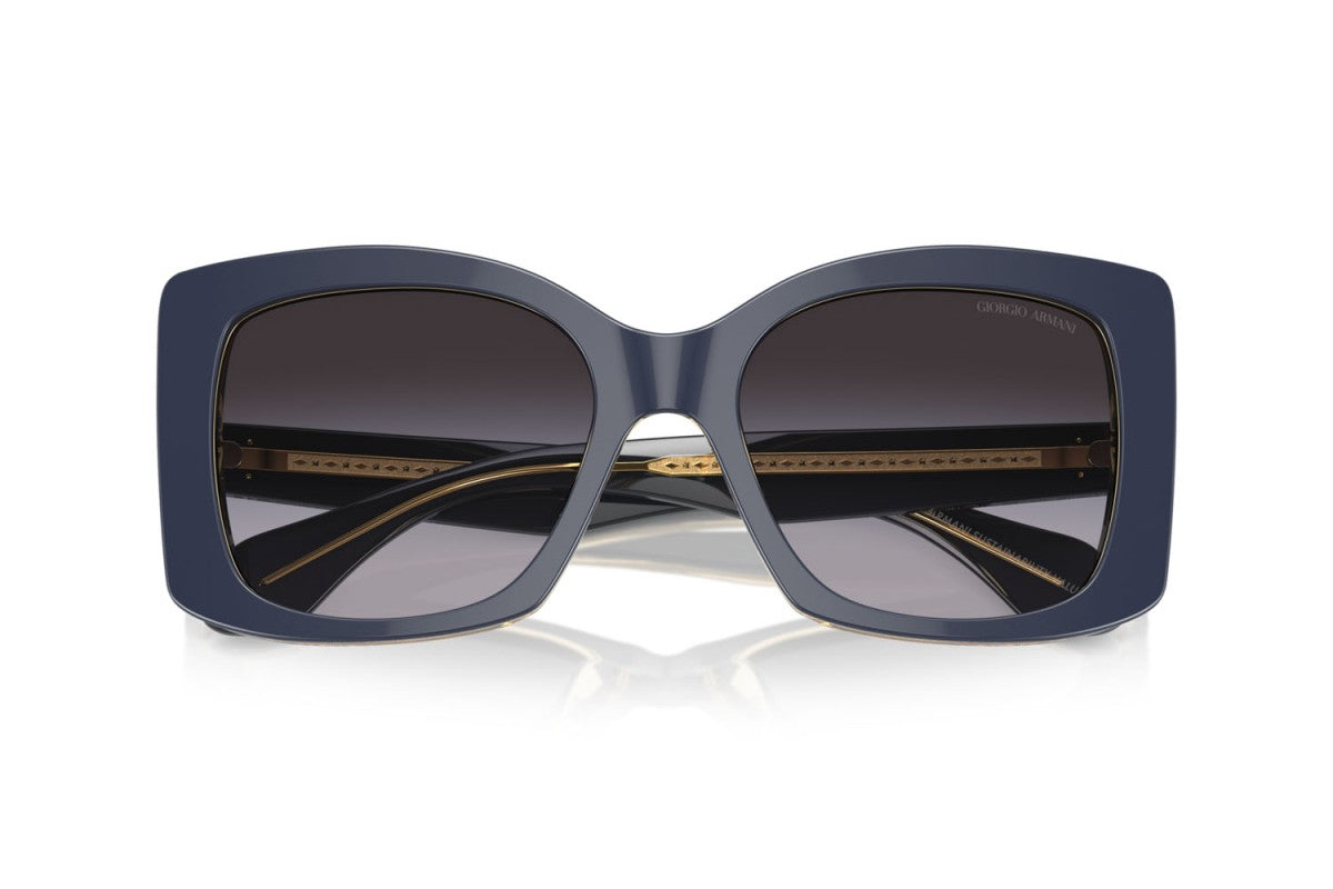 OCCHIALE DA SOLE DONNA | GIORGIO ARMANI AR 8208U - 60788G TOP BLU/GIALLO TRASPARENTE - CALIBRO 55