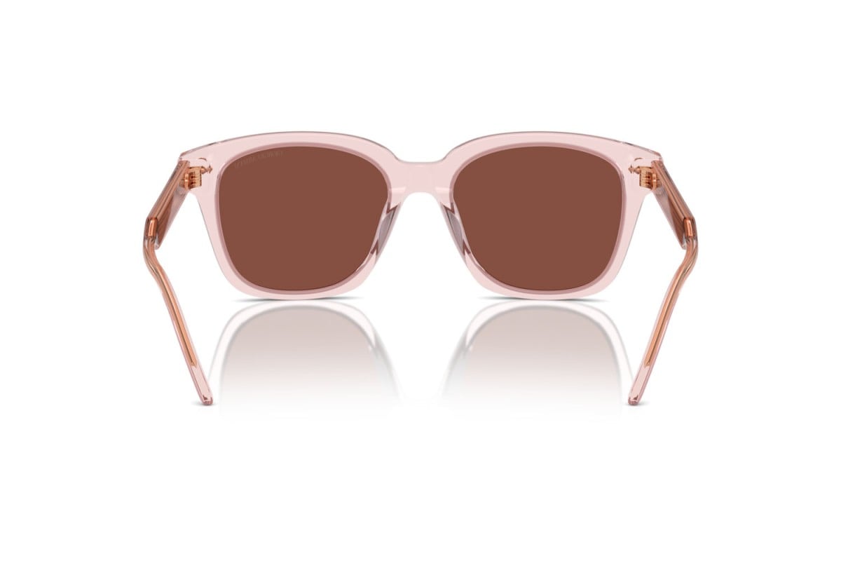 OCCHIALE DA SOLE DONNA | GIORGIO ARMANI AR 8210U - 6073C5 ROSA TRASPARENTE - CALIBRO 52