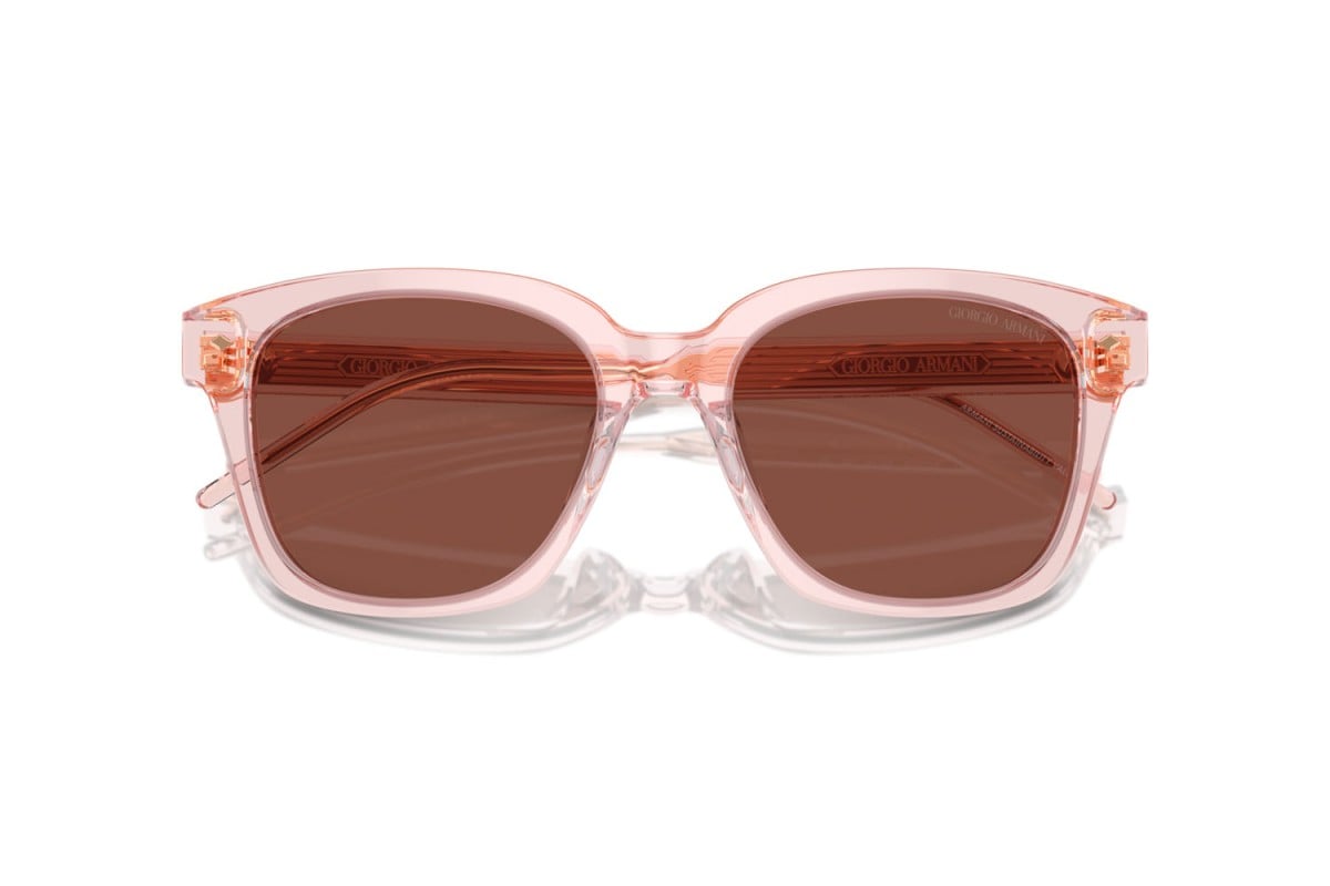OCCHIALE DA SOLE DONNA | GIORGIO ARMANI AR 8210U - 6073C5 ROSA TRASPARENTE - CALIBRO 52
