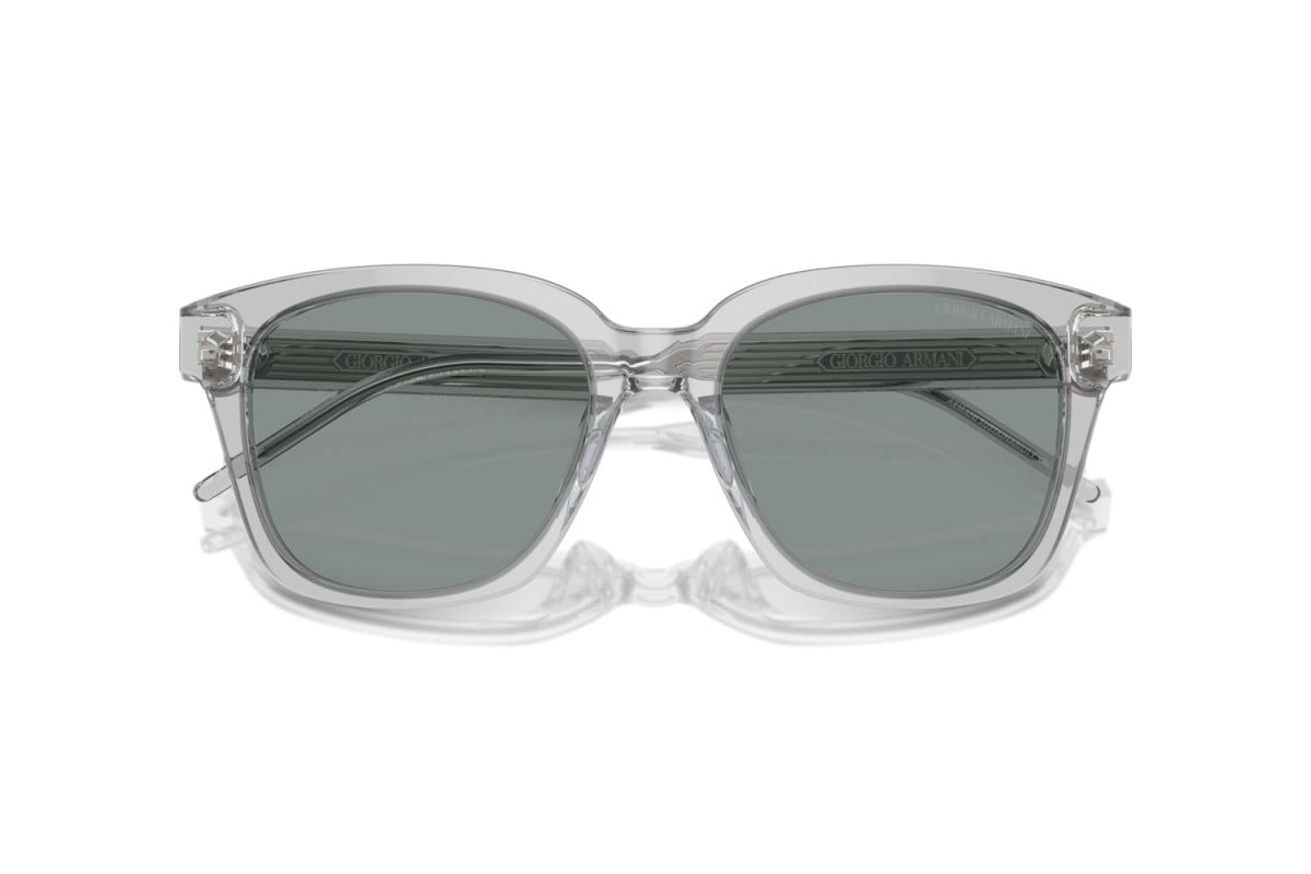 OCCHIALE DA SOLE DONNA | GIORGIO ARMANI AR 8210U - 608056 GRIGIO TRASPARENTE - CALIBRO 52