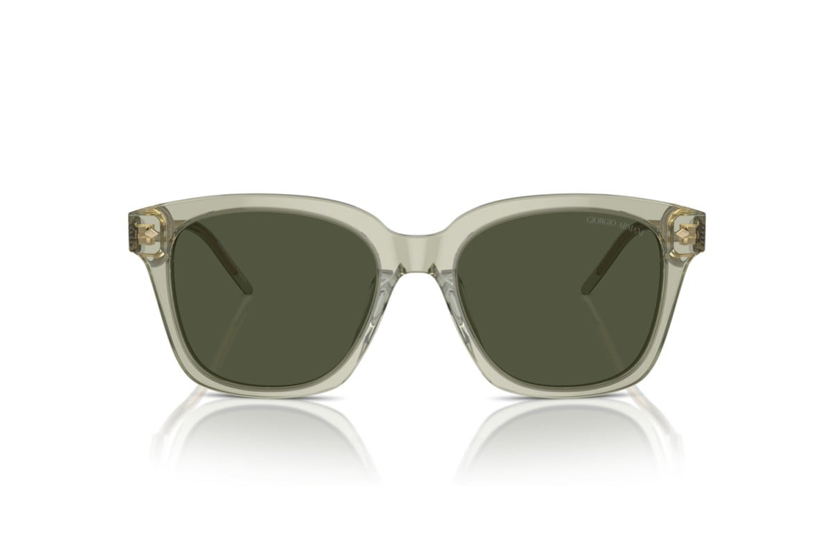 OCCHIALE DA SOLE DONNA | GIORGIO ARMANI AR 8210U - 608331 VERDE TRASPARENTE - CALIBRO 52