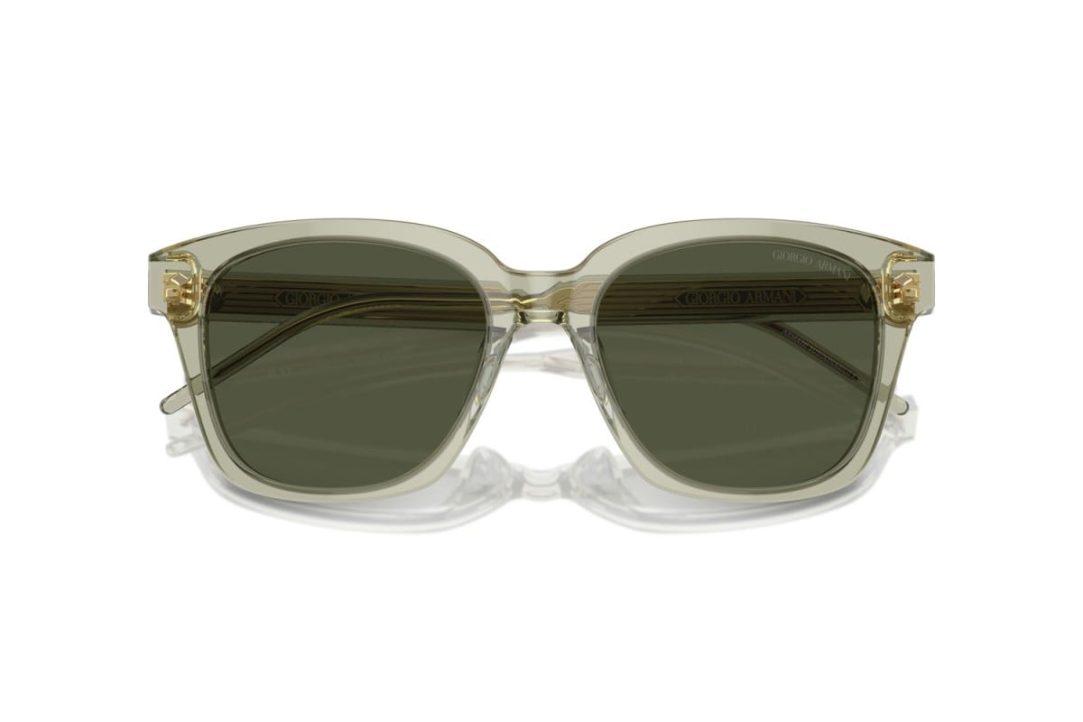 OCCHIALE DA SOLE DONNA | GIORGIO ARMANI AR 8210U - 608331 VERDE TRASPARENTE - CALIBRO 52