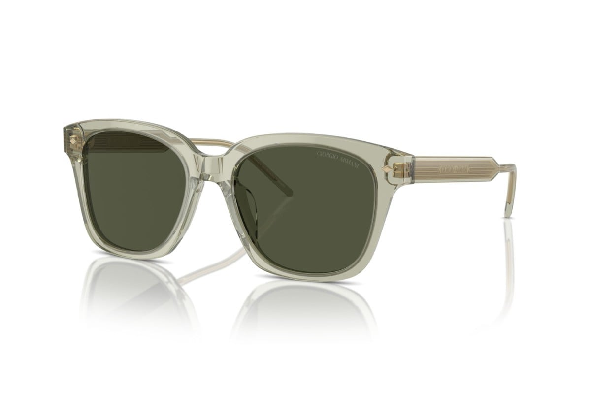OCCHIALE DA SOLE DONNA | GIORGIO ARMANI AR 8210U - 608331 VERDE TRASPARENTE - CALIBRO 52