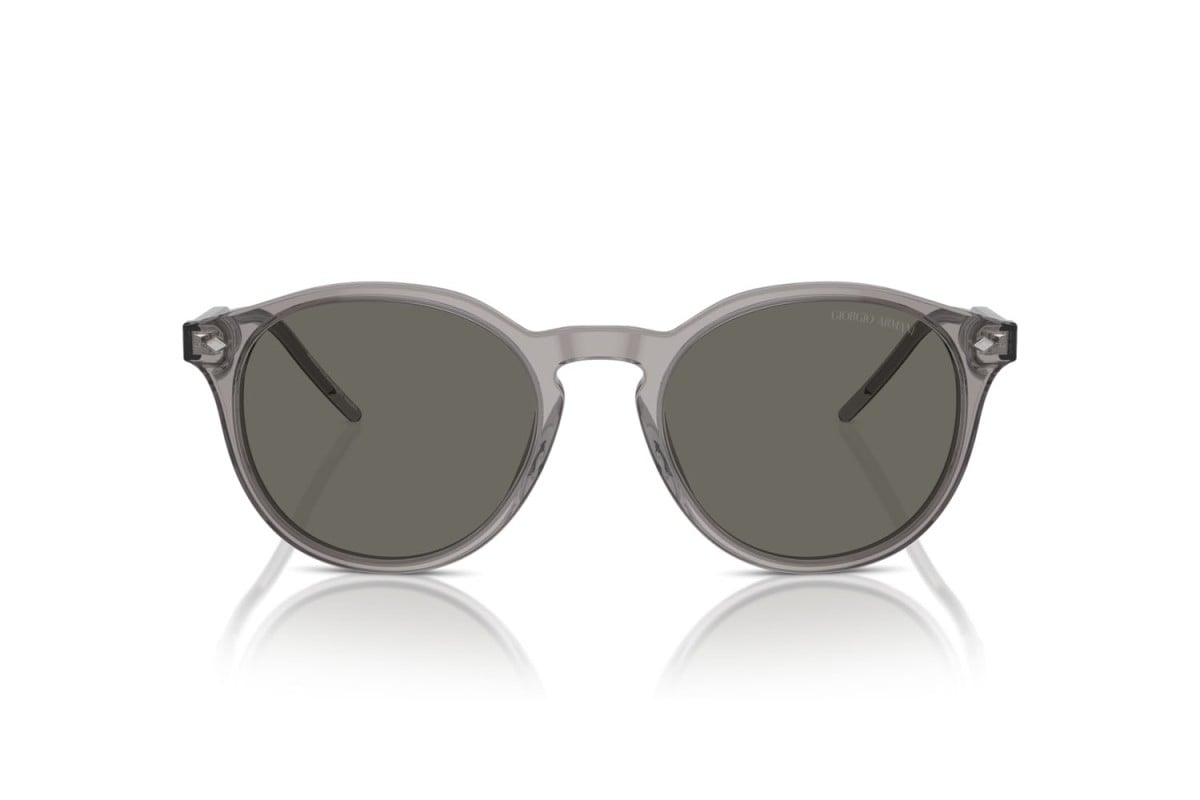 OCCHIALE DA SOLE UOMO | GIORGIO ARMANI AR 8211 - 6070R5 GRIGIO TRASPARENTE - CALIBRO 52