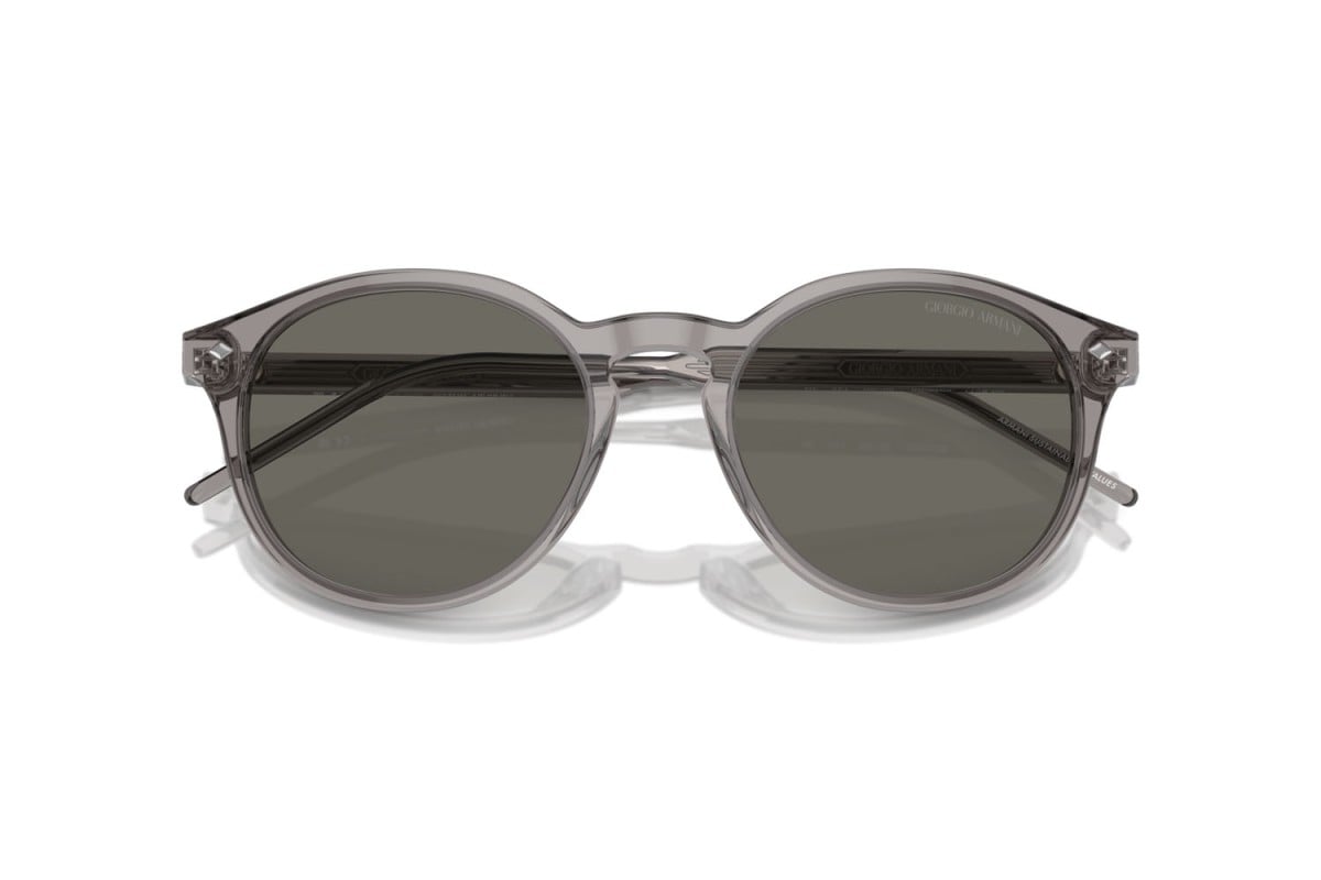 OCCHIALE DA SOLE UOMO | GIORGIO ARMANI AR 8211 - 6070R5 GRIGIO TRASPARENTE - CALIBRO 52