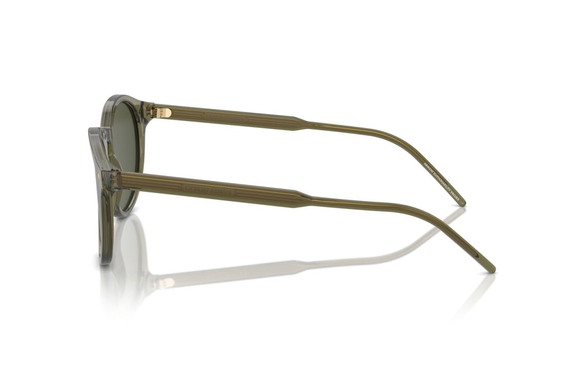 OCCHIALE DA SOLE UOMO | GIORGIO ARMANI AR 8211 - 607452 VERDE TRASPARENTE - CALIBRO 52