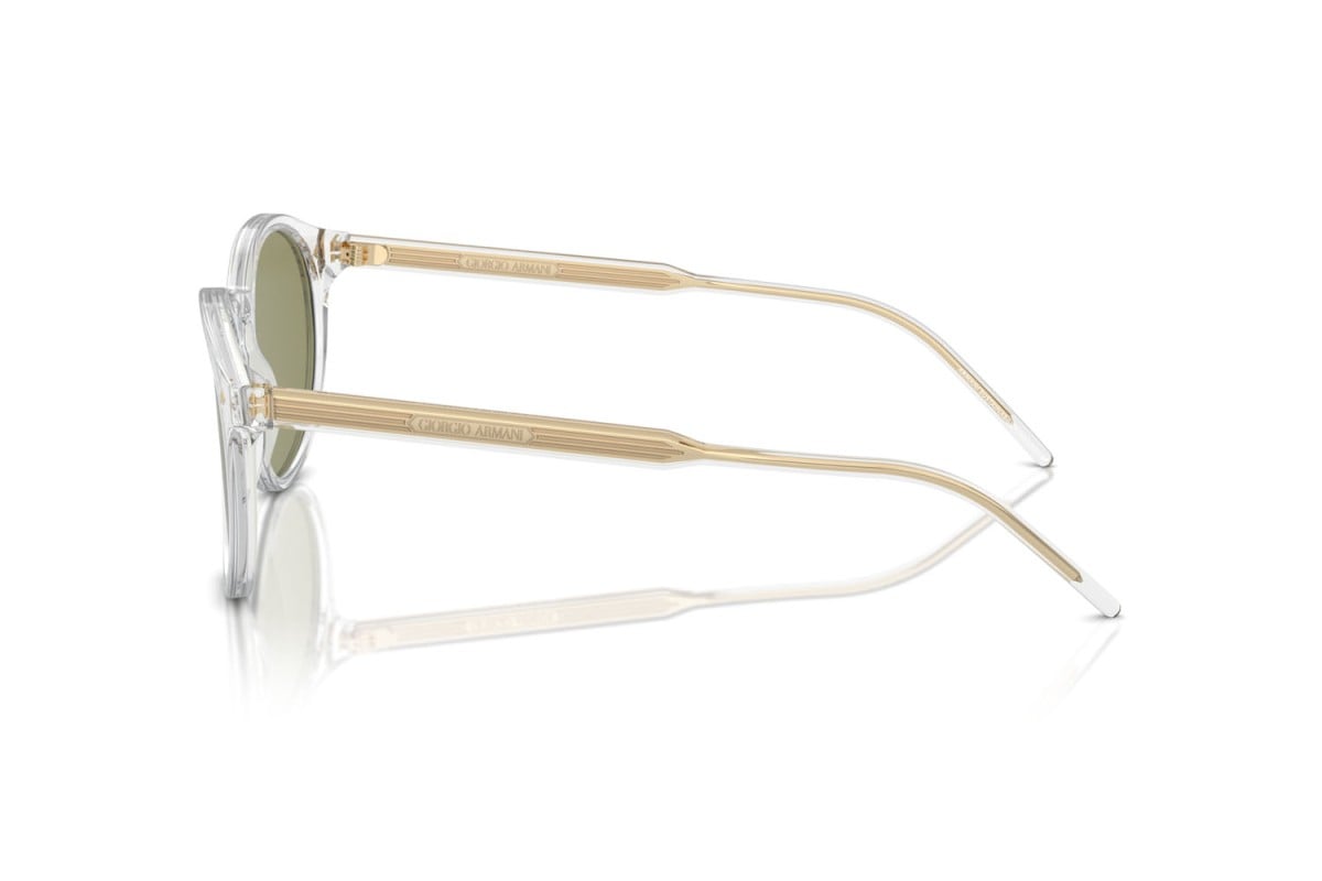 OCCHIALE DA SOLE UOMO | GIORGIO ARMANI AR 8211 - 607514 CRISTALLO - CALIBRO 52