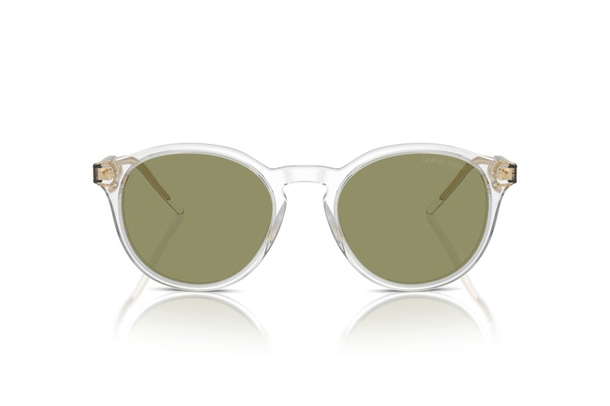 OCCHIALE DA SOLE UOMO | GIORGIO ARMANI AR 8211 - 607514 CRISTALLO - CALIBRO 52