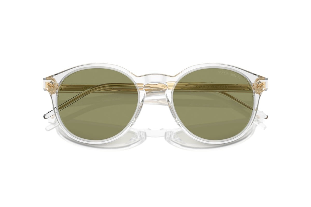 OCCHIALE DA SOLE UOMO | GIORGIO ARMANI AR 8211 - 607514 CRISTALLO - CALIBRO 52