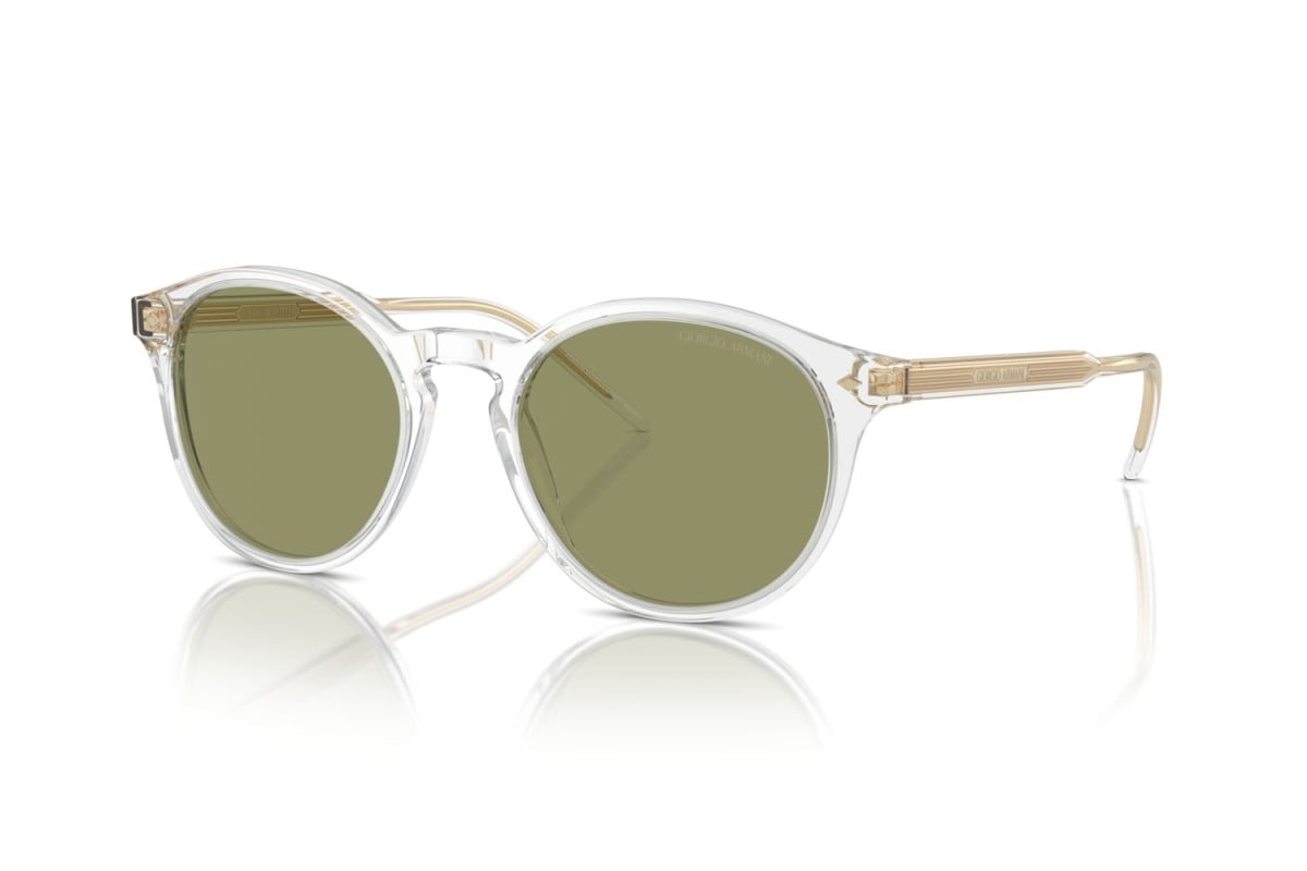 OCCHIALE DA SOLE UOMO | GIORGIO ARMANI AR 8211 - 607514 CRISTALLO - CALIBRO 52