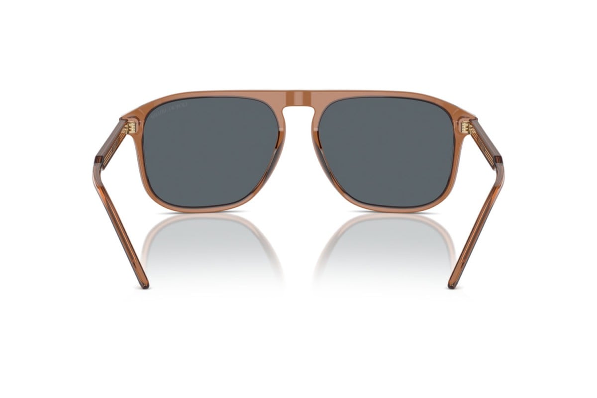 OCCHIALE DA SOLE UOMO | GIORGIO ARMANI AR 8212 - 5932R5 MARRONE TRASPARENTE - CALIBRO 58