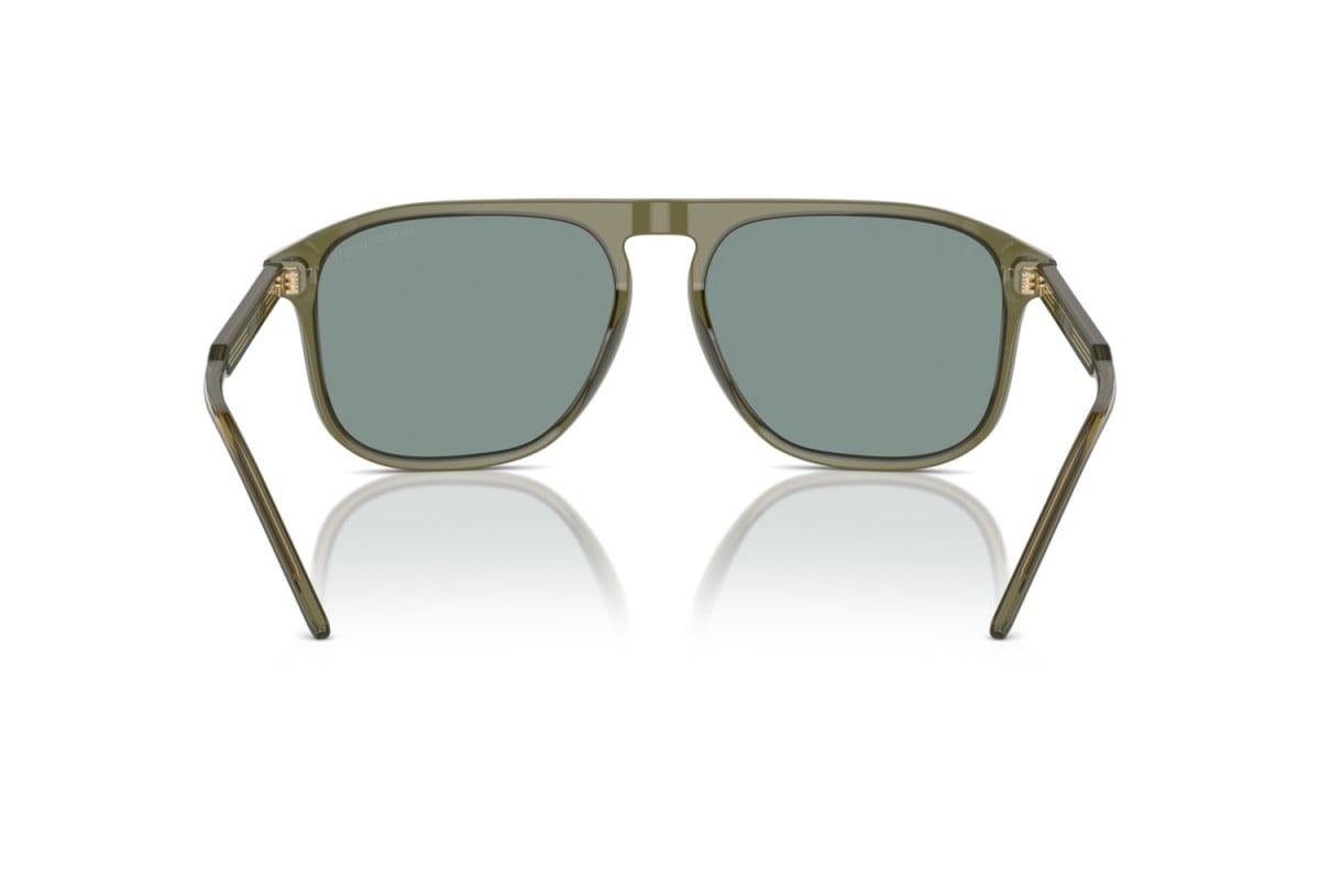 OCCHIALE DA SOLE UOMO | GIORGIO ARMANI AR 8212 - 607456 VERDE TRASPARENTE - CALIBRO 58