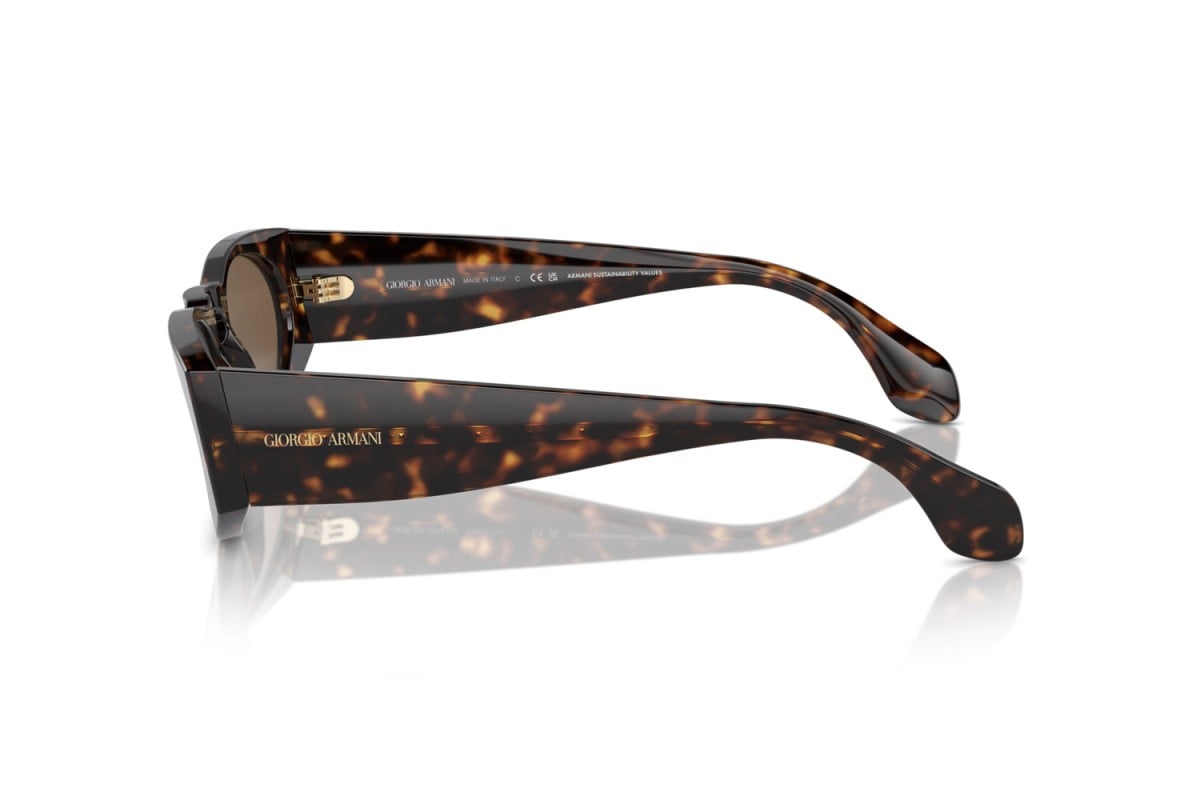 OCCHIALE DA SOLE UOMO | GIORGIO ARMANI AR 8216 - 612473 L'AVANA - CALIBRO 51