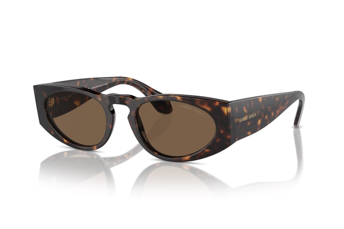 OCCHIALE DA SOLE UOMO | GIORGIO ARMANI AR 8216 - 612473 L'AVANA - CALIBRO 51