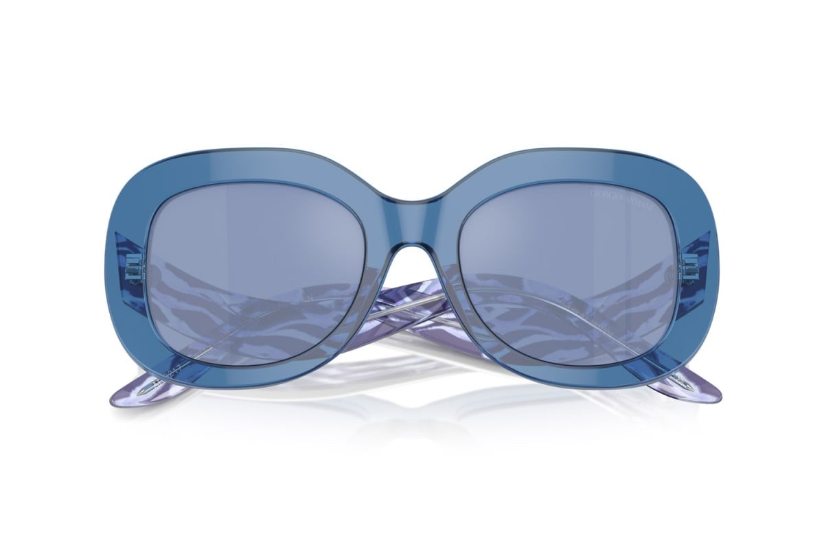 OCCHIALE DA SOLE DONNA | GIORGIO ARMANI AR 8217 - 61531U BLU TRASPARENTE - CALIBRO 51