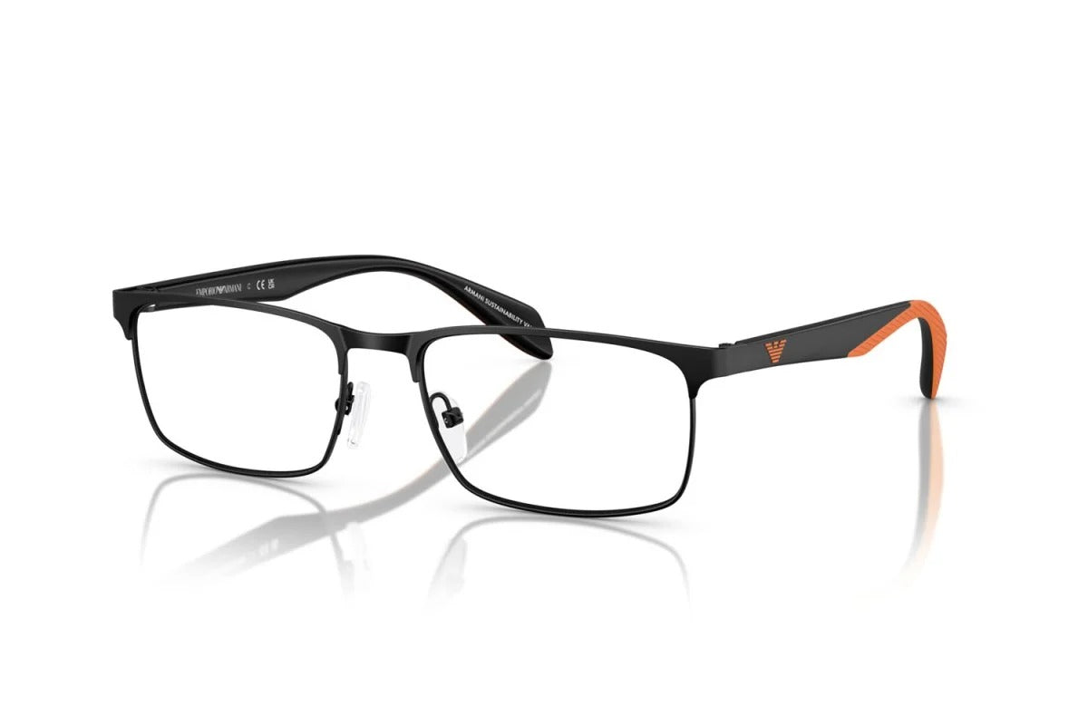 OCCHIALE DA VISTA UOMO | EMPORIO ARMANI EA 1149 - 3226 NERO OPACO - CALIBRO 56