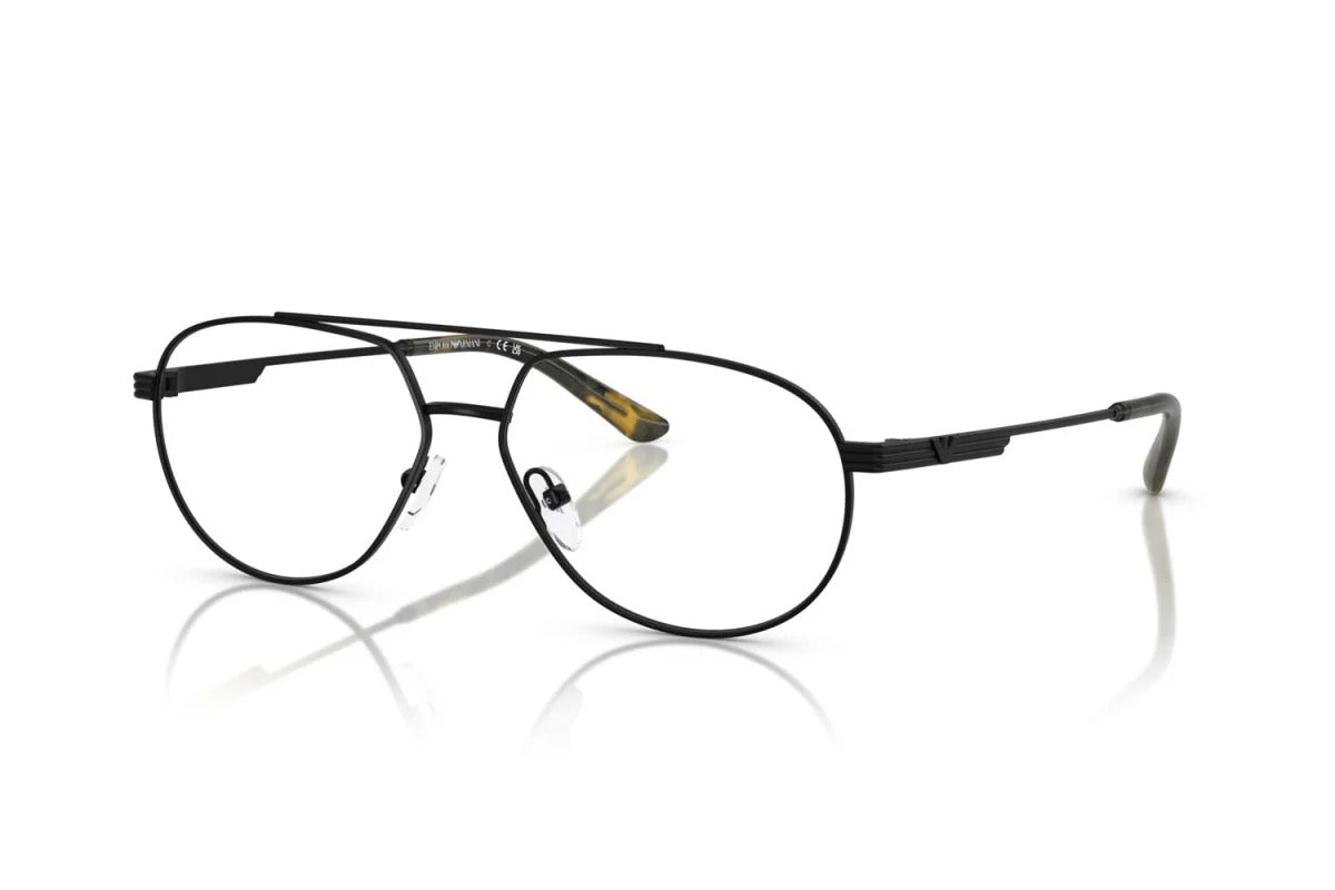 EMPORIO ARMANI - 3001 NERO OPACO | OCCHIALE DA VISTA UOMO - EA 1165 CALIBRO 56