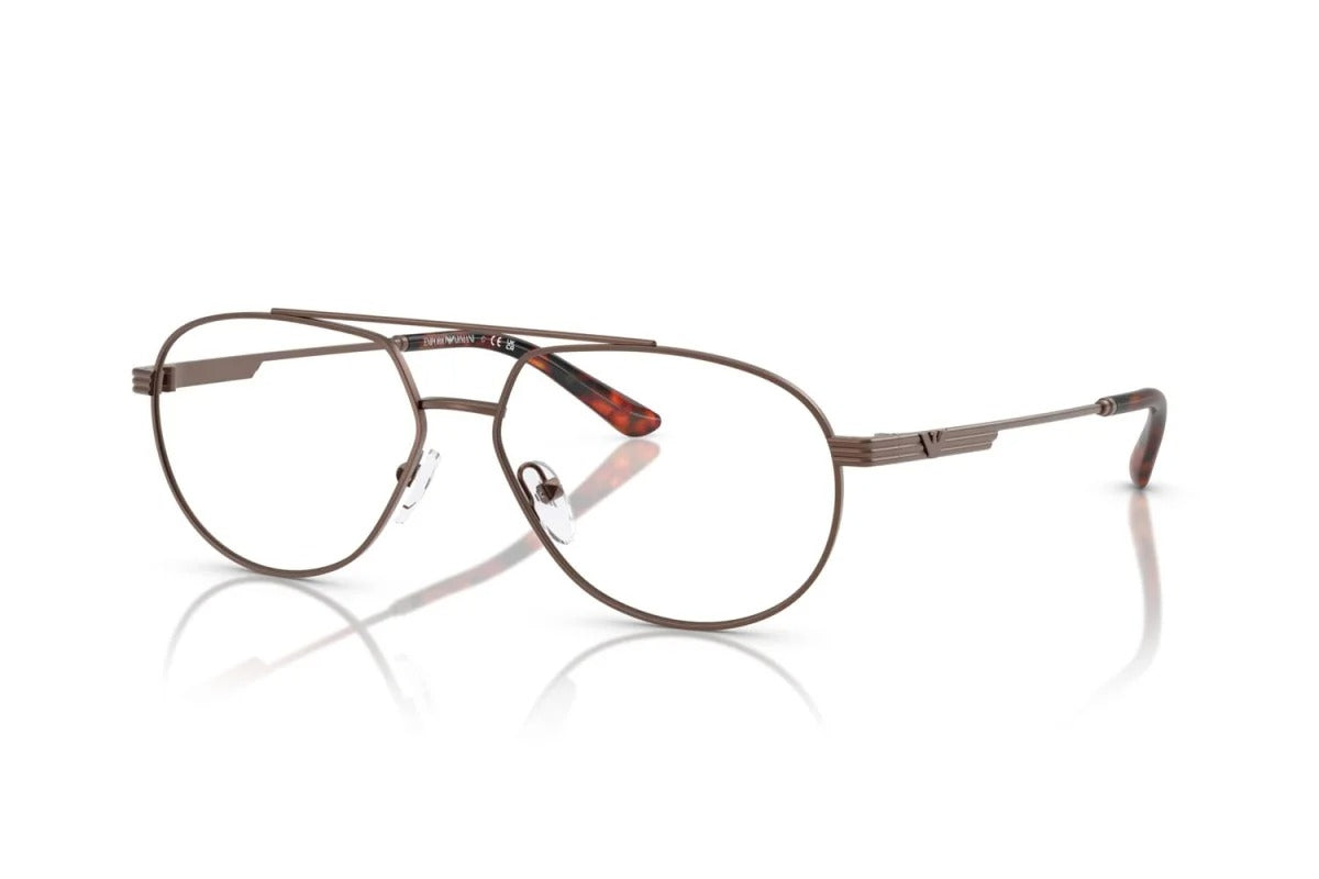 EMPORIO ARMANI - 3006 BRONZO OPACO | OCCHIALE DA VISTA UOMO - EA 1165 CALIBRO 56