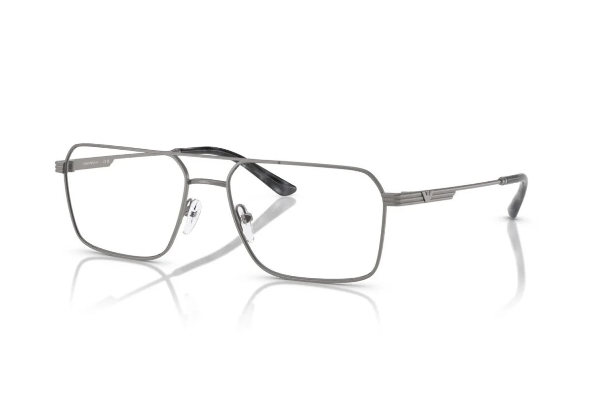 EMPORIO ARMANI - 3003 CANNA DI FUCILE OPACA | OCCHIALE DA VISTA UOMO - EA 1166 CALIBRO 57