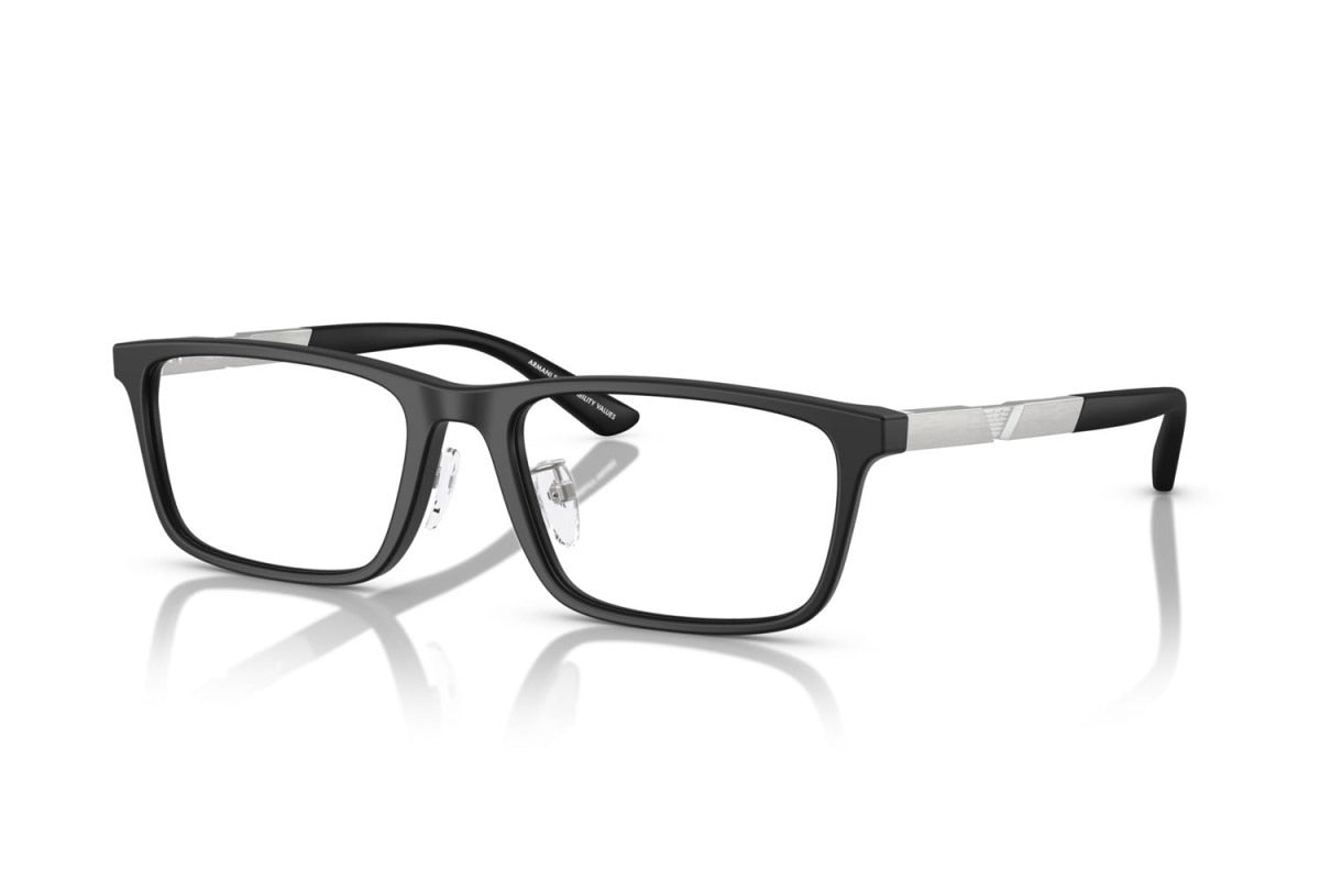 EMPORIO ARMANI - 5001 NERO OPACO | OCCHIALE DA VISTA UOMO - EA 3251D CALIBRO 55