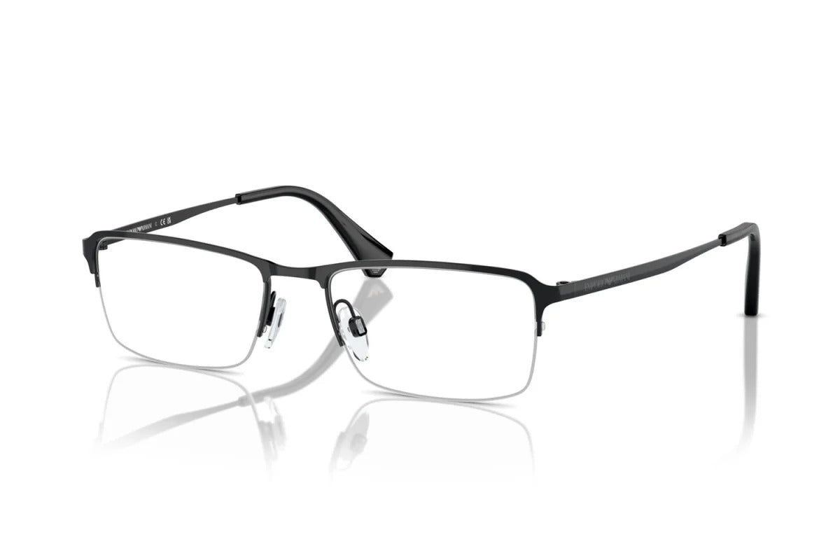 EMPORIO ARMANI - 3001 NERO LUCIDO | OCCHIALE DA VISTA UOMO - EA 1044TD CALIBRO 55