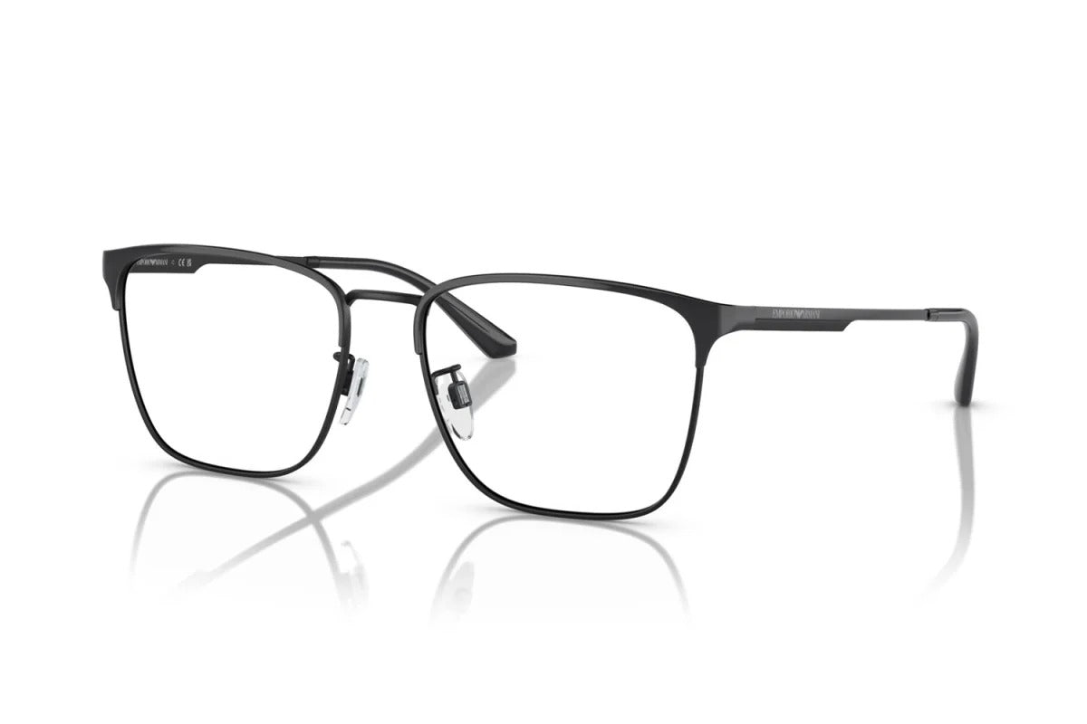OCCHIALE DA VISTA UOMO | EMPORIO ARMANI EA 1146D - 3014 NERO LUCIDO/OPACO - CALIBRO 56