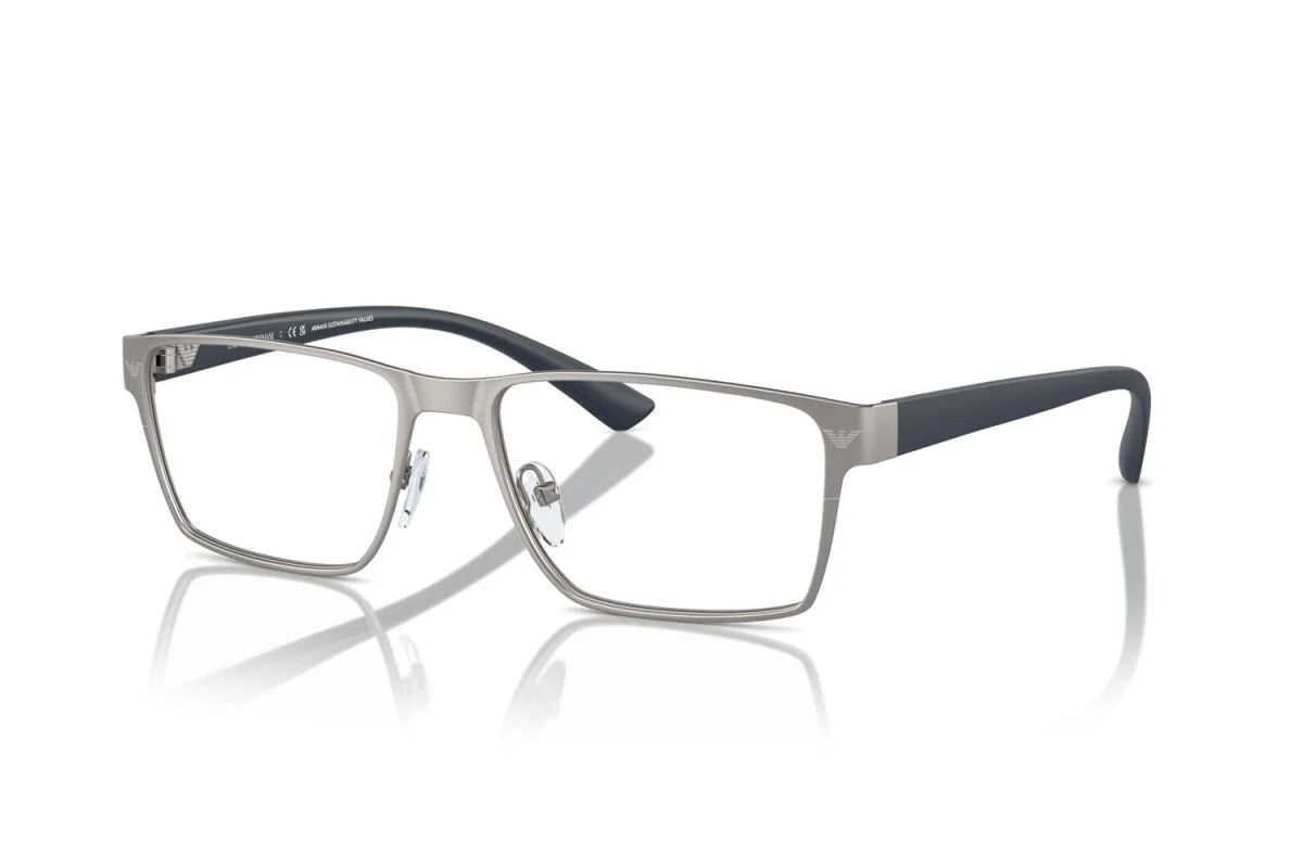 EMPORIO ARMANI - 3003 CANNA DI FUCILE OPACO | OCCHIALE DA VISTA UOMO - EA 1157 CALIBRO 55