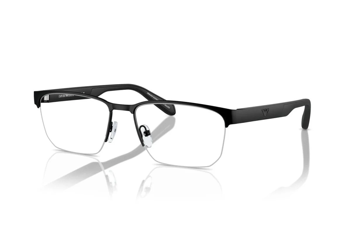 EMPORIO ARMANI - 3001 NERO OPACO | OCCHIALE DA VISTA UOMO - EA 1162 CALIBRO 54