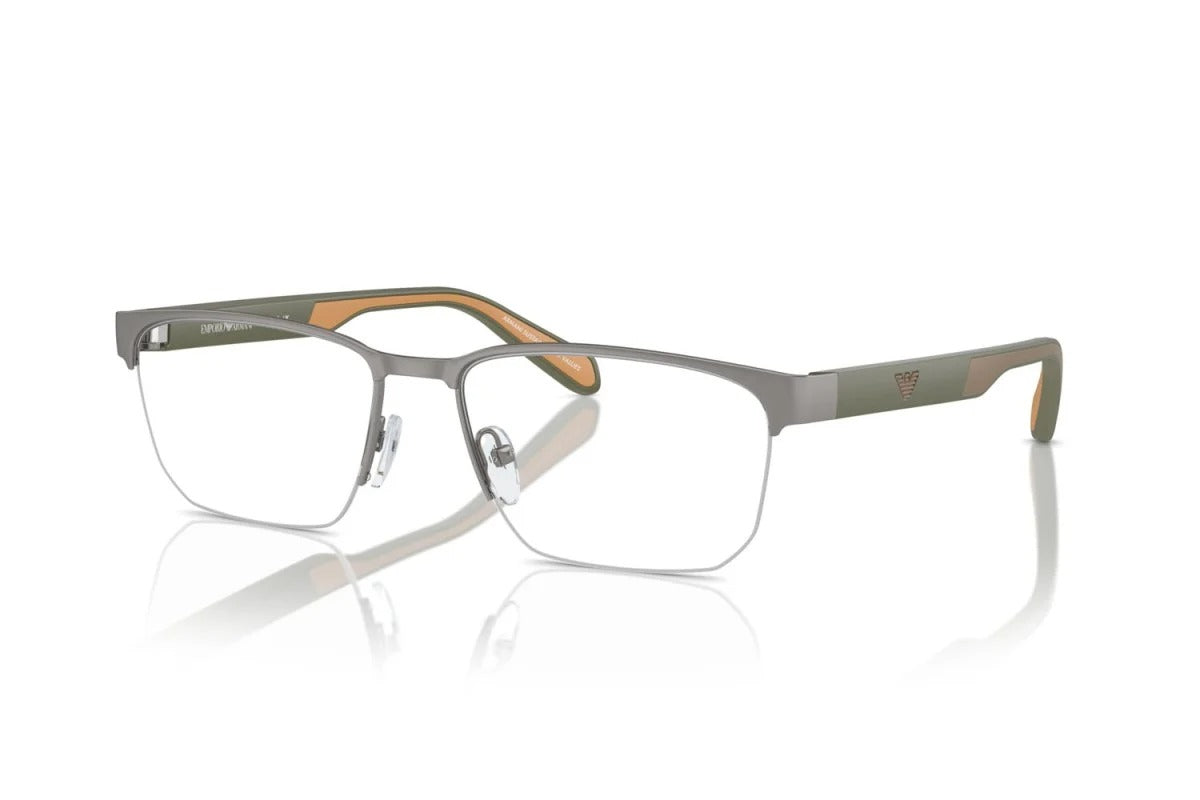 EMPORIO ARMANI - 3003 CANNA DI FUCILE OPACO | OCCHIALE DA VISTA UOMO - EA 1162 CALIBRO 56