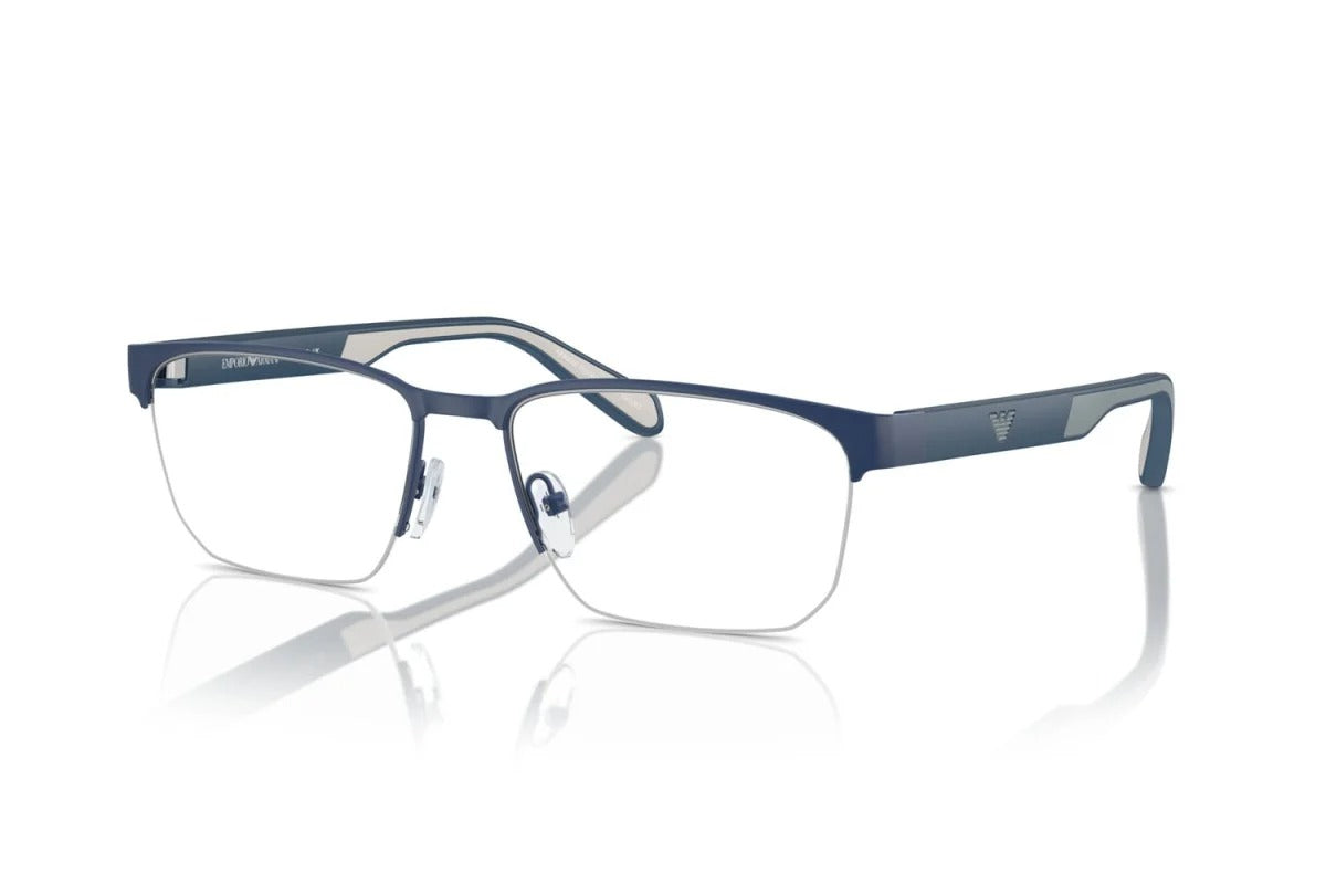 EMPORIO ARMANI - 3050 BLU OPACO | OCCHIALE DA VISTA UOMO - EA 1162 CALIBRO 56