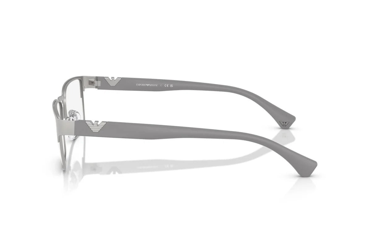 EMPORIO ARMANI - 3036 ARGENTO OPACO | OCCHIALE DA VISTA UOMO - EA 1027 CALIBRO 57