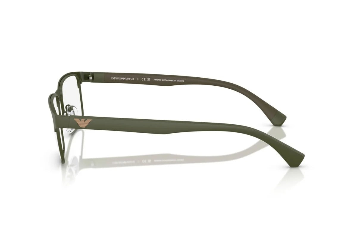OCCHIALE DA VISTA UOMO | EMPORIO ARMANI EA 1105 - 3388 VERDE OPACO - CALIBRO 58