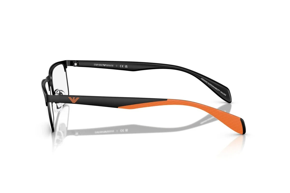 OCCHIALE DA VISTA UOMO | EMPORIO ARMANI EA 1149 - 3226 NERO OPACO - CALIBRO 56