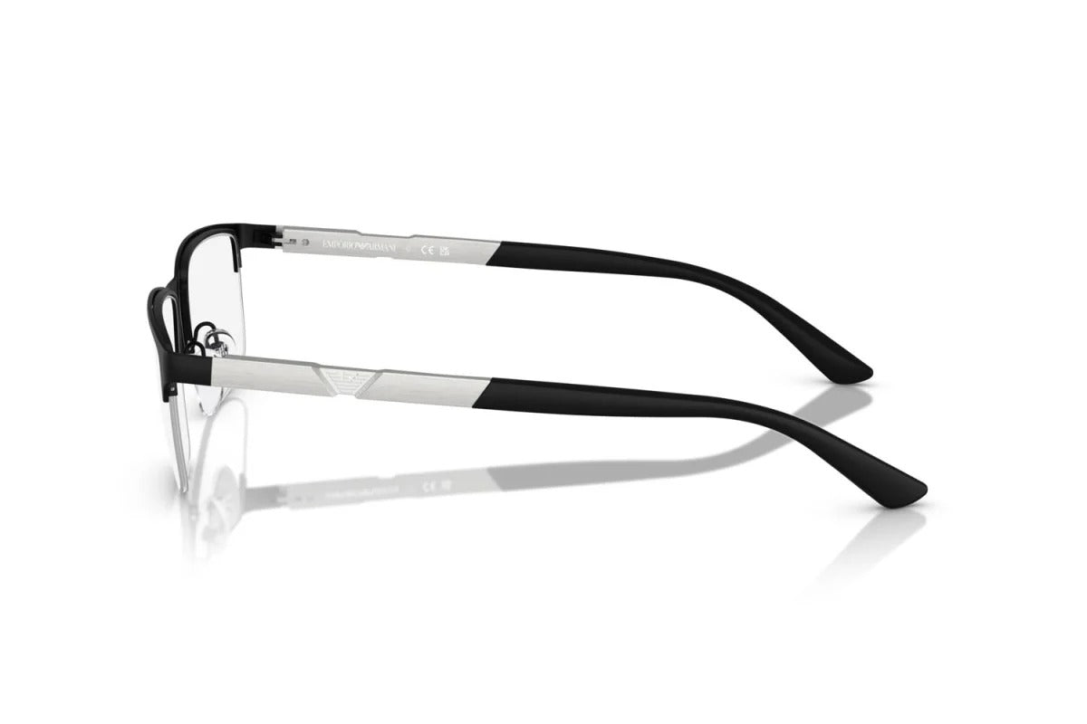 EMPORIO ARMANI - 3001 NERO OPACO | OCCHIALE DA VISTA UOMO - EA 1164 CALIBRO 56