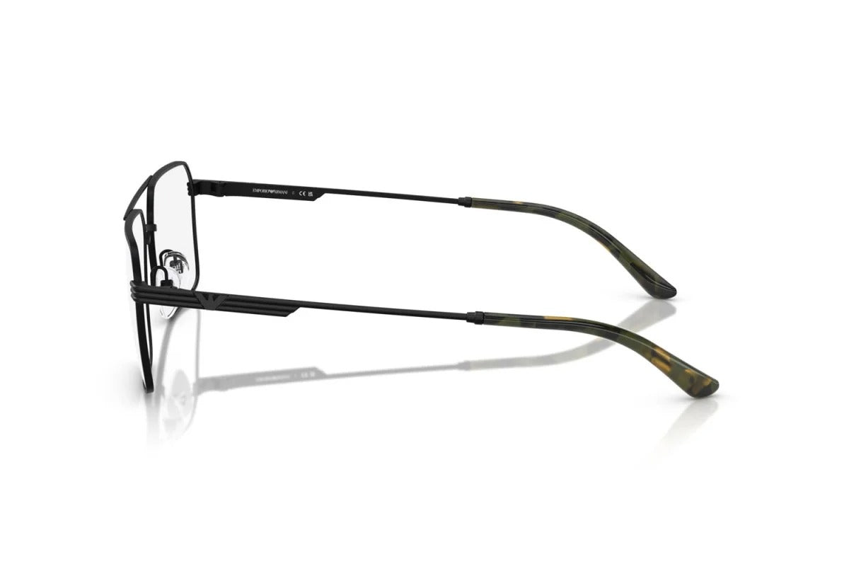 EMPORIO ARMANI - 3001 NERO OPACO | OCCHIALE DA VISTA UOMO - EA 1166 CALIBRO 57