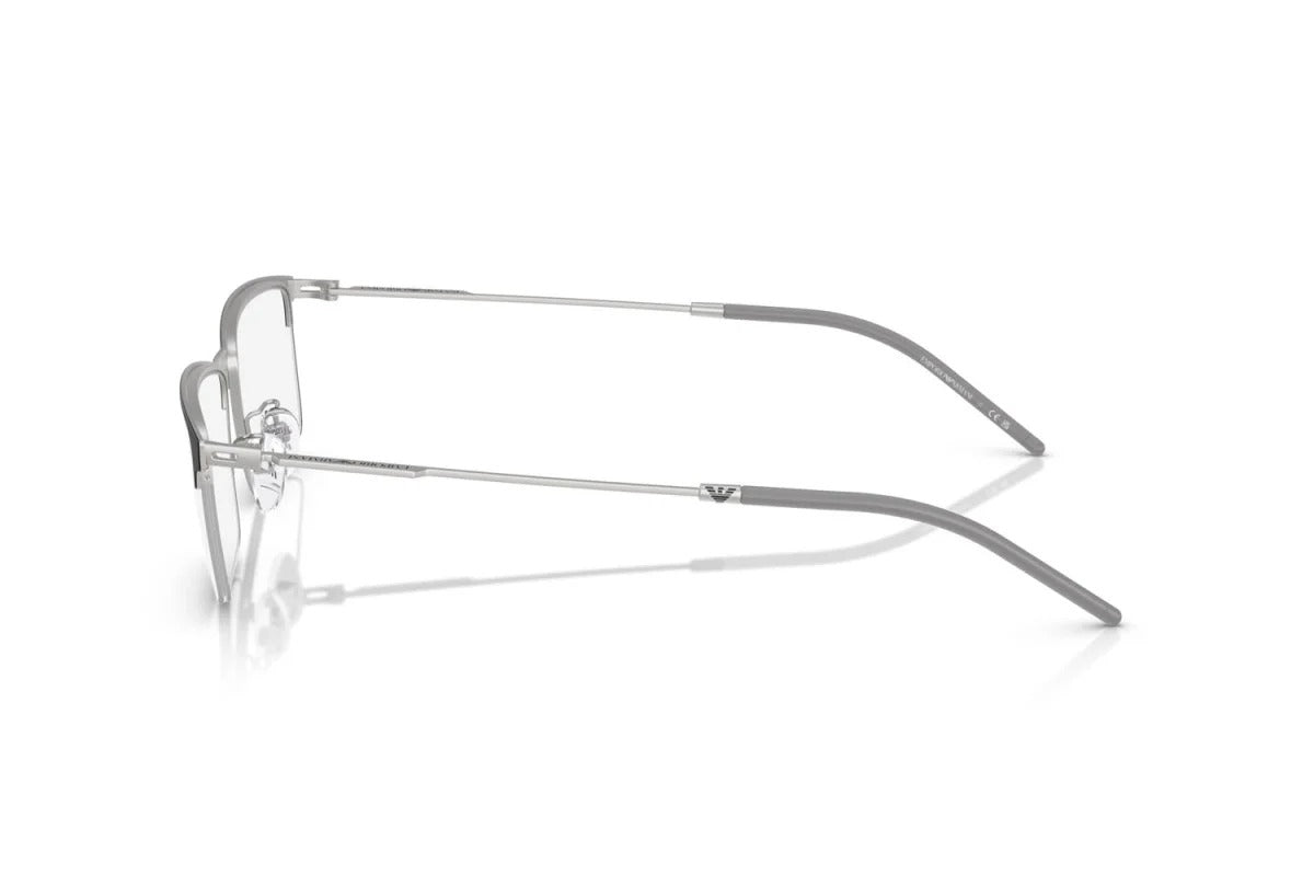EMPORIO ARMANI - 3061 NERO OPACO/ARGENTO | OCCHIALE DA VISTA UOMO - EA 1168D CALIBRO 56