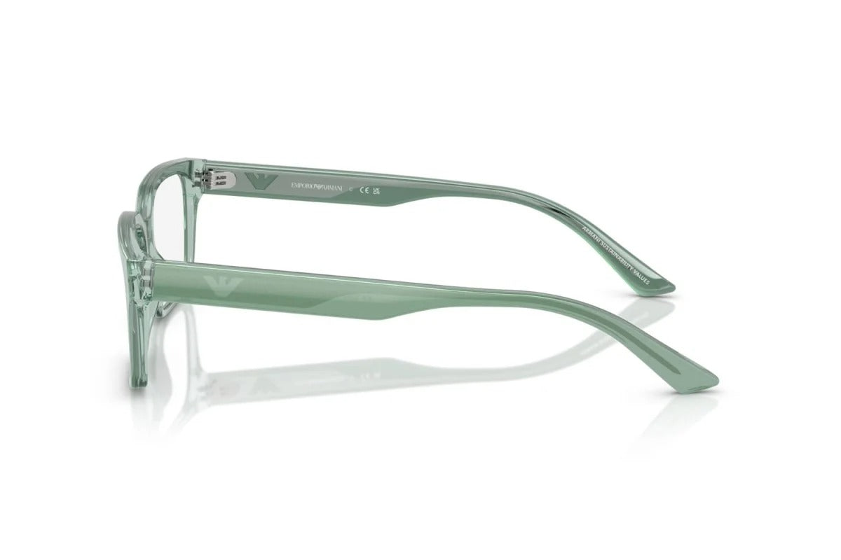 EMPORIO ARMANI - 6176 VERDE CANGIANTE | OCCHIALE DA VISTA UOMO - EA 3244 CALIBRO 53