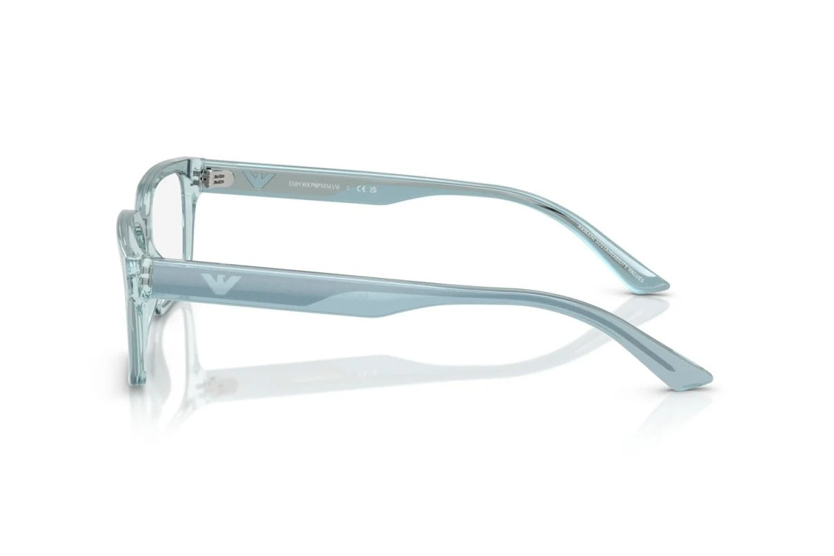 EMPORIO ARMANI - 6178 AZZURRO CANGIANTE | OCCHIALE DA VISTA UOMO - EA 3244 CALIBRO 53