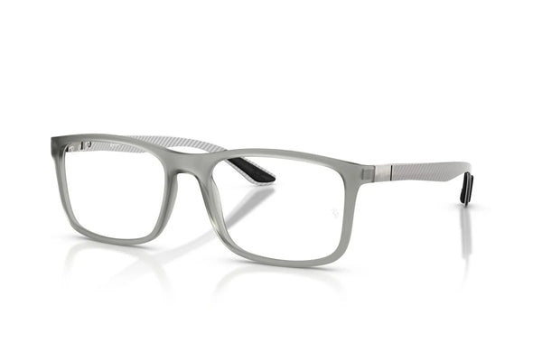 OCCHIALE DA VISTA UNISEX | RAY-BAN RX 8908 - 5244 GRIGIO TRASPARENTE OPACO - CALIBRO 57