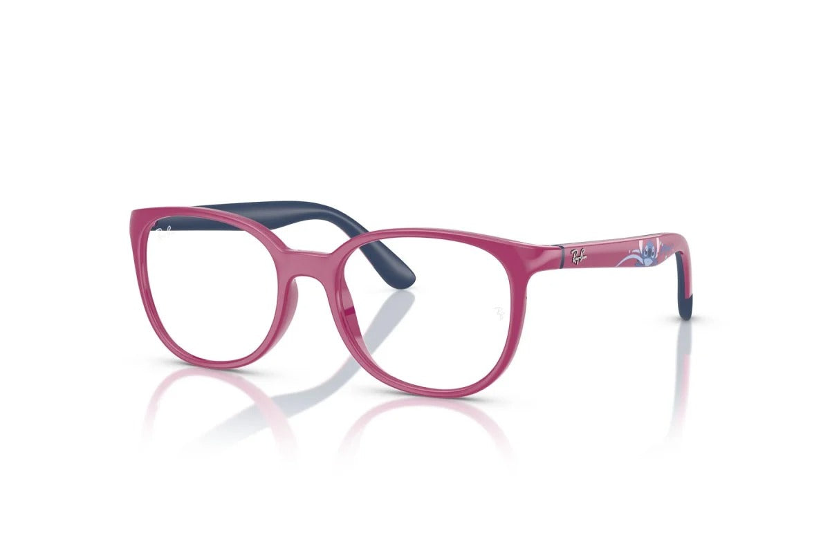 OCCHIALE DA VISTA BAMBINO UNISEX | RAY-BAN JUNIOR RY 1631 - 7508 FUCSIA/BLU GOMMA - CALIBRO 47