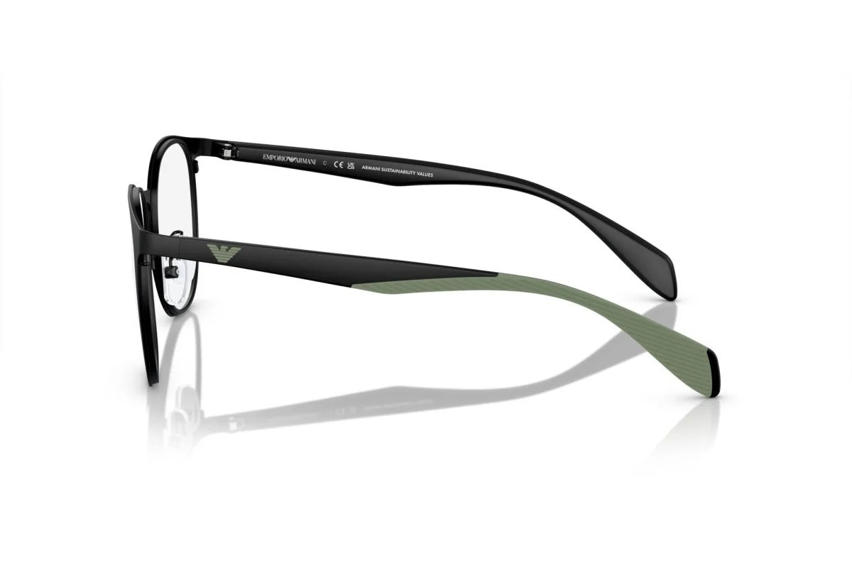 OCCHIALE DA VISTA UOMO | EMPORIO ARMANI EA 1148 - 3001 NERO OPACO - CALIBRO 52