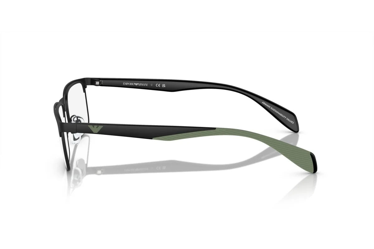 OCCHIALE DA VISTA UOMO | EMPORIO ARMANI EA 1149 - 3001 NERO OPACO - CALIBRO 56