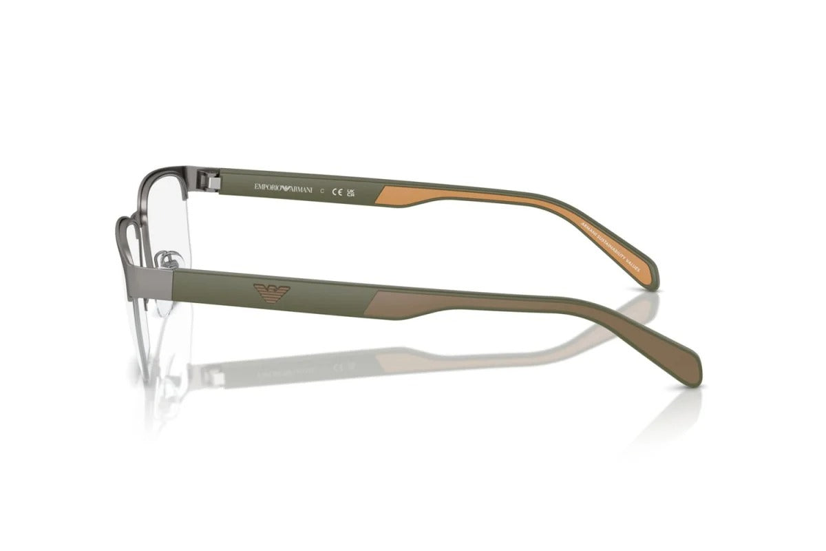 EMPORIO ARMANI - 3003 CANNA DI FUCILE OPACO | OCCHIALE DA VISTA UOMO - EA 1162 CALIBRO 54