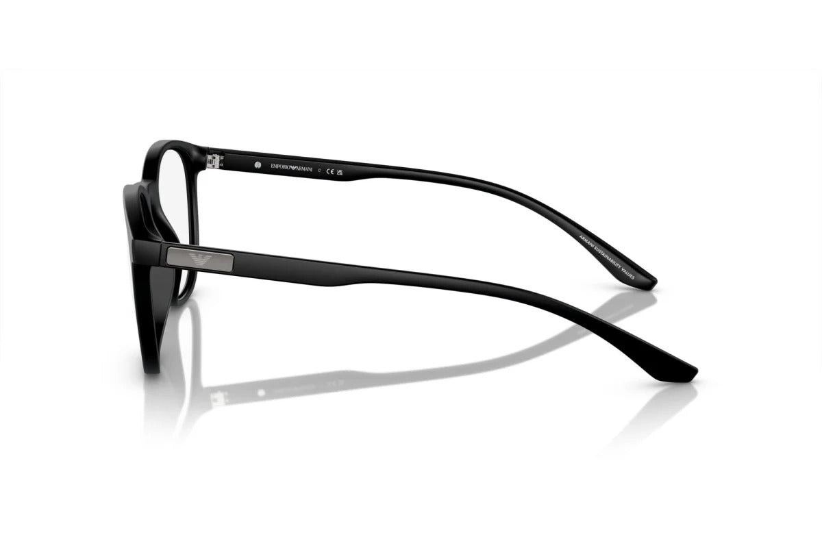 OCCHIALE DA VISTA UOMO | EMPORIO ARMANI EA 3229 - 5001 NERO OPACO - CALIBRO 53